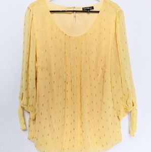 Sara Michele Yellow Top